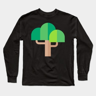 bonsai tree icon Long Sleeve T-Shirt